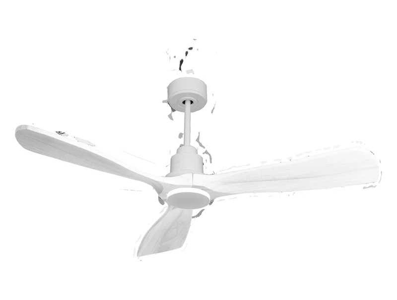 Ventilatore da soffitto Reversibile Termostato Wifi Motore CC Tetti inclinati Telecomando Hypersilence Memoria FullWood Shopify Vendible (AUTOMATICO)