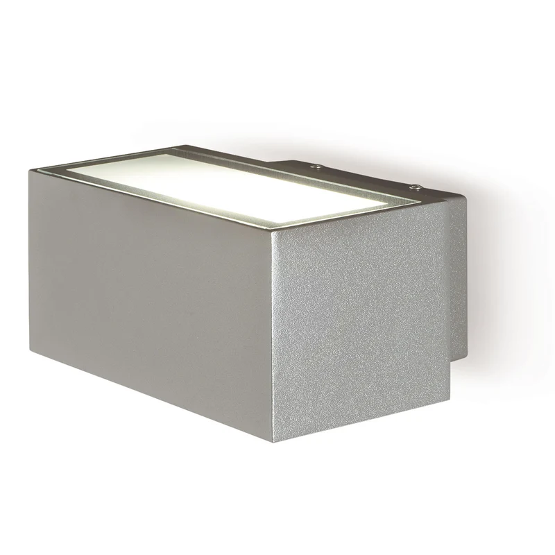 Applique da esterno moderno E27 alluminio lampada parete biemissione