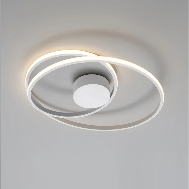 Plafoniera moderna led 40w 3000k lampada da soffitto