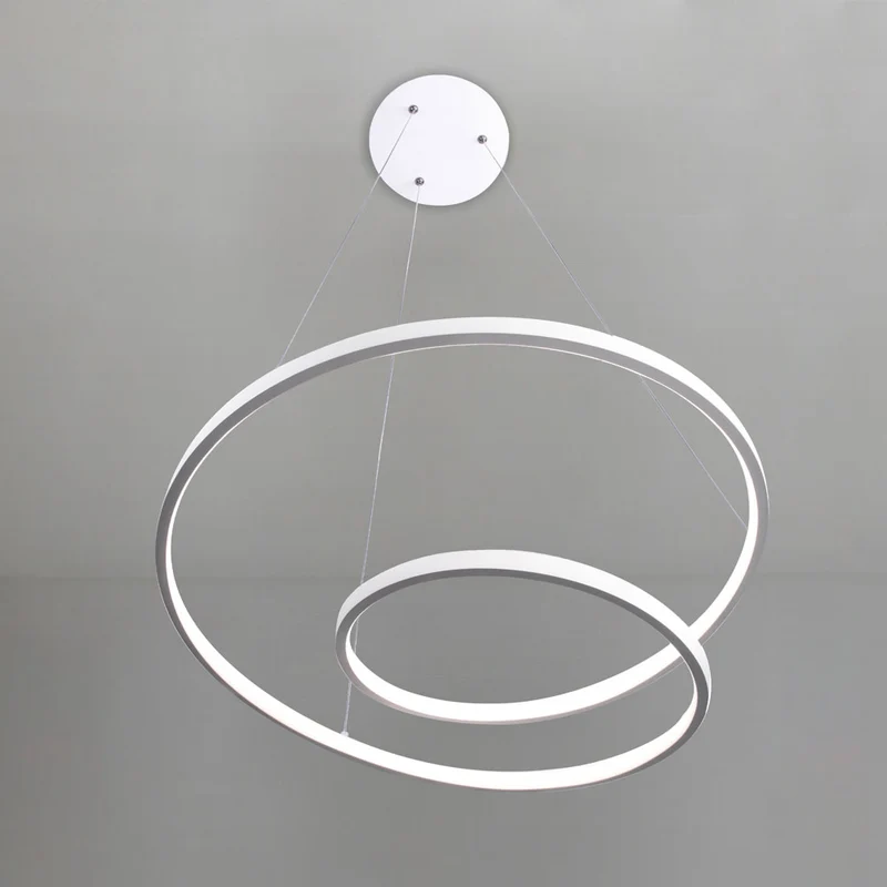 Lampadario moderno led 3000k 40w sospensione per soggiorno