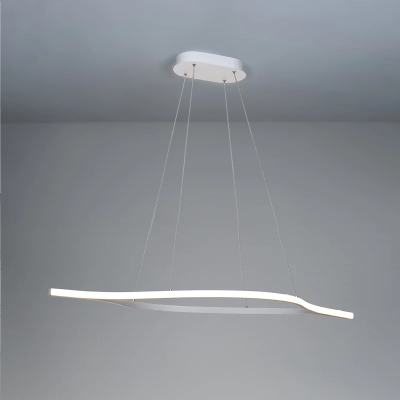 Lampadario smart con telecomando led dimmerabile per cucina moderna