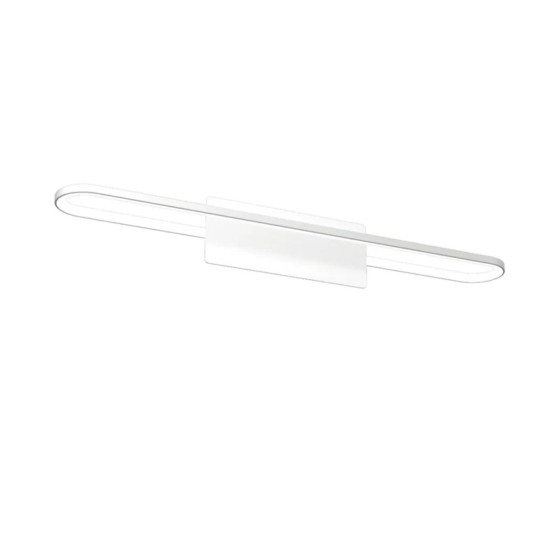 Applique led moderno in metallo bianco lampada da specchio