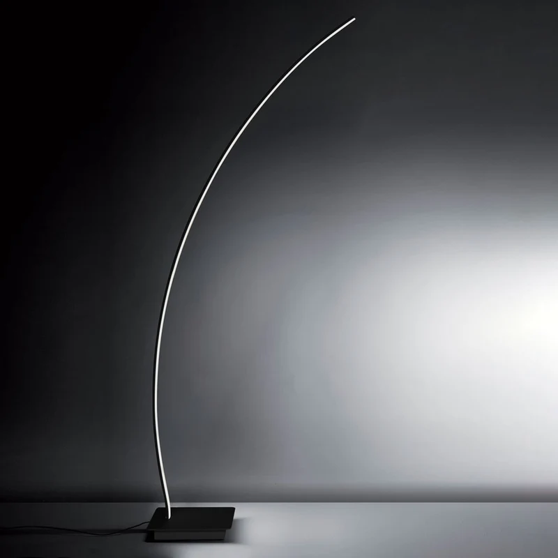 Piantana led ad arco 33w 3000k e 4000k design moderno