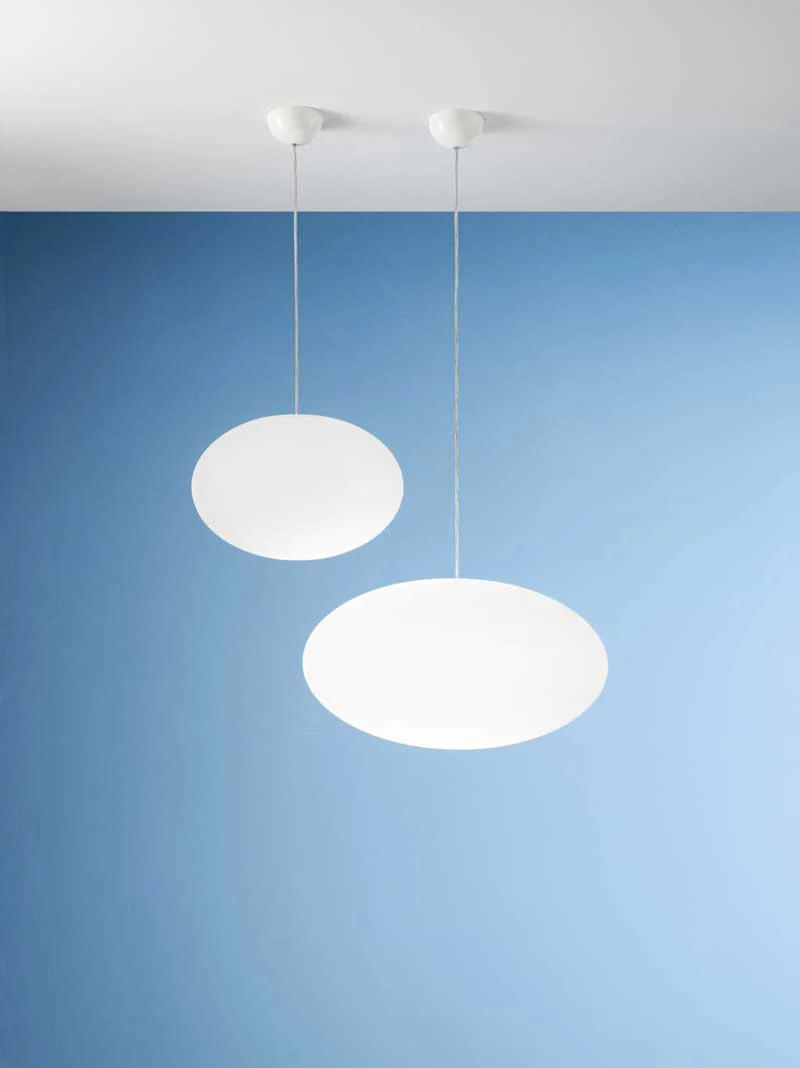 Linea Light Oh! Smash lampadario bianco in polietilene