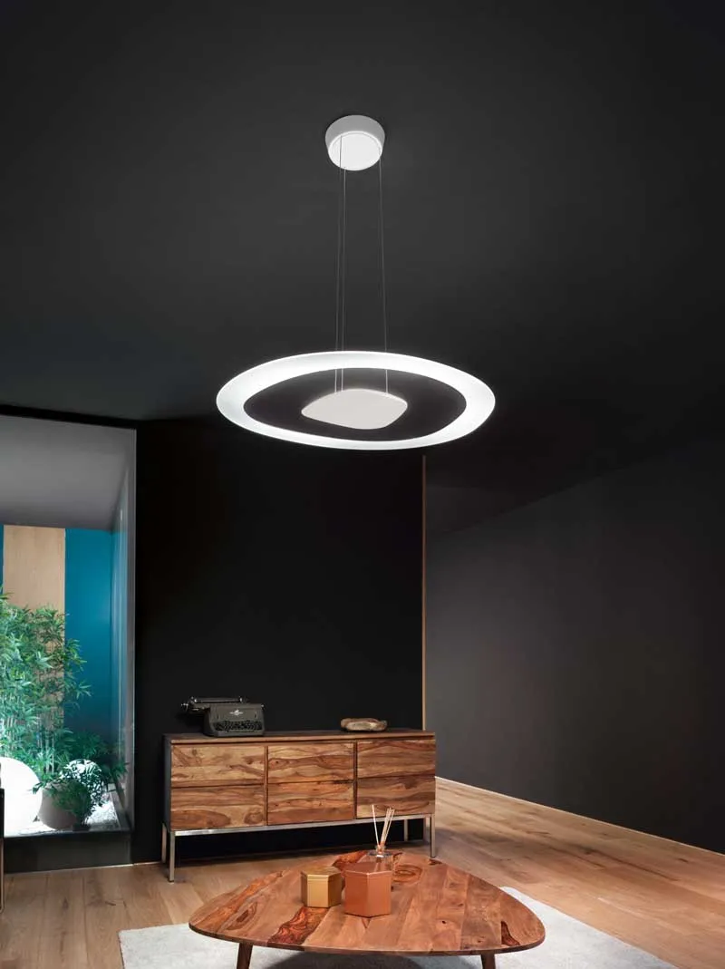 Linea light lampadario antigua led 3000k design moderno