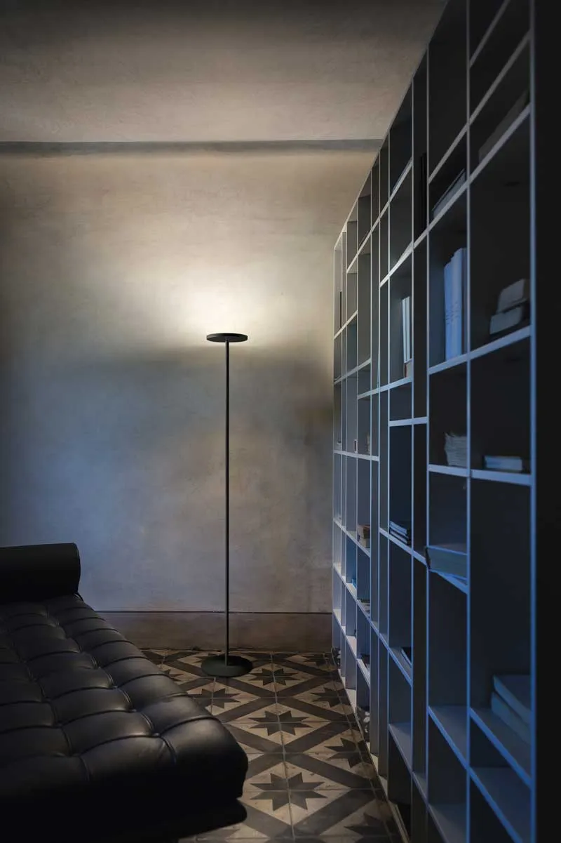Joshua linea light lampada da terra moderna led direzionabile metallo h188cm
