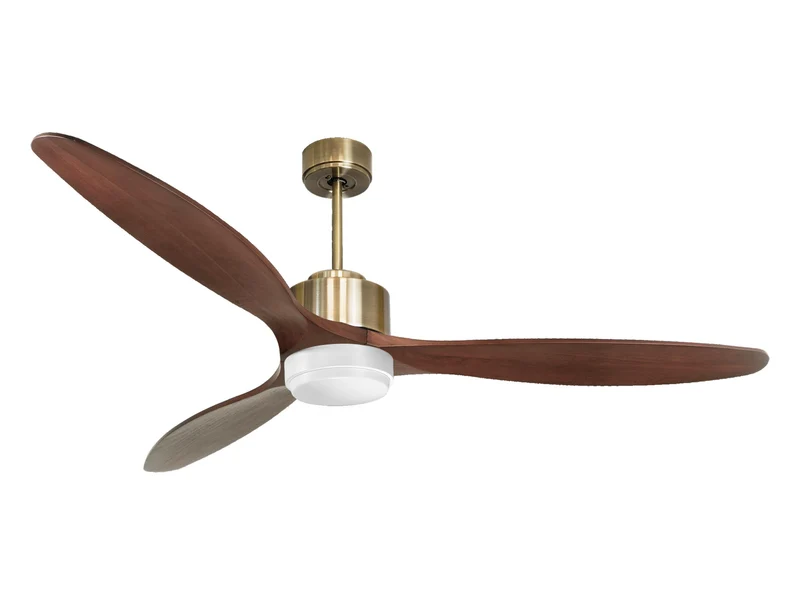 Ventilatore da soffitto Wifi Motore CC Telecomando Luce a tre toni Hypersilence Memoria