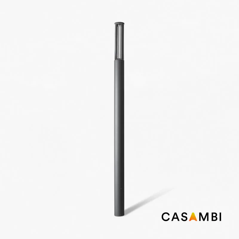 SCREEN 3100 Dark grey pole lamp 4000K 360º wide CASAMBI