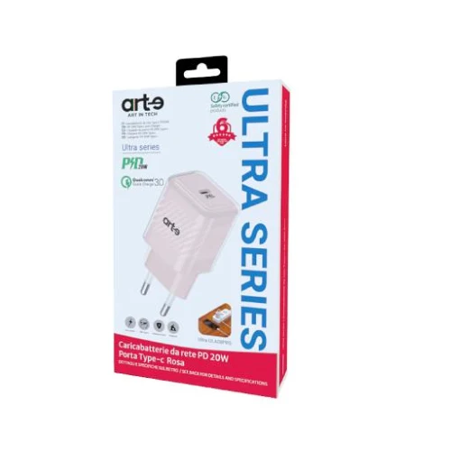 Alimentatore PD20W - Type-c ROSA
