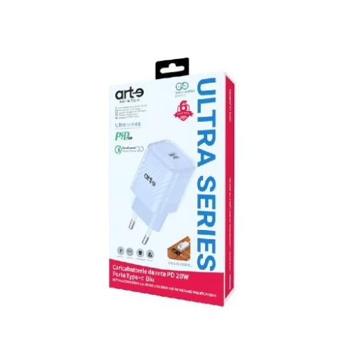 Alimentatore PD20W - Type-c BLU
