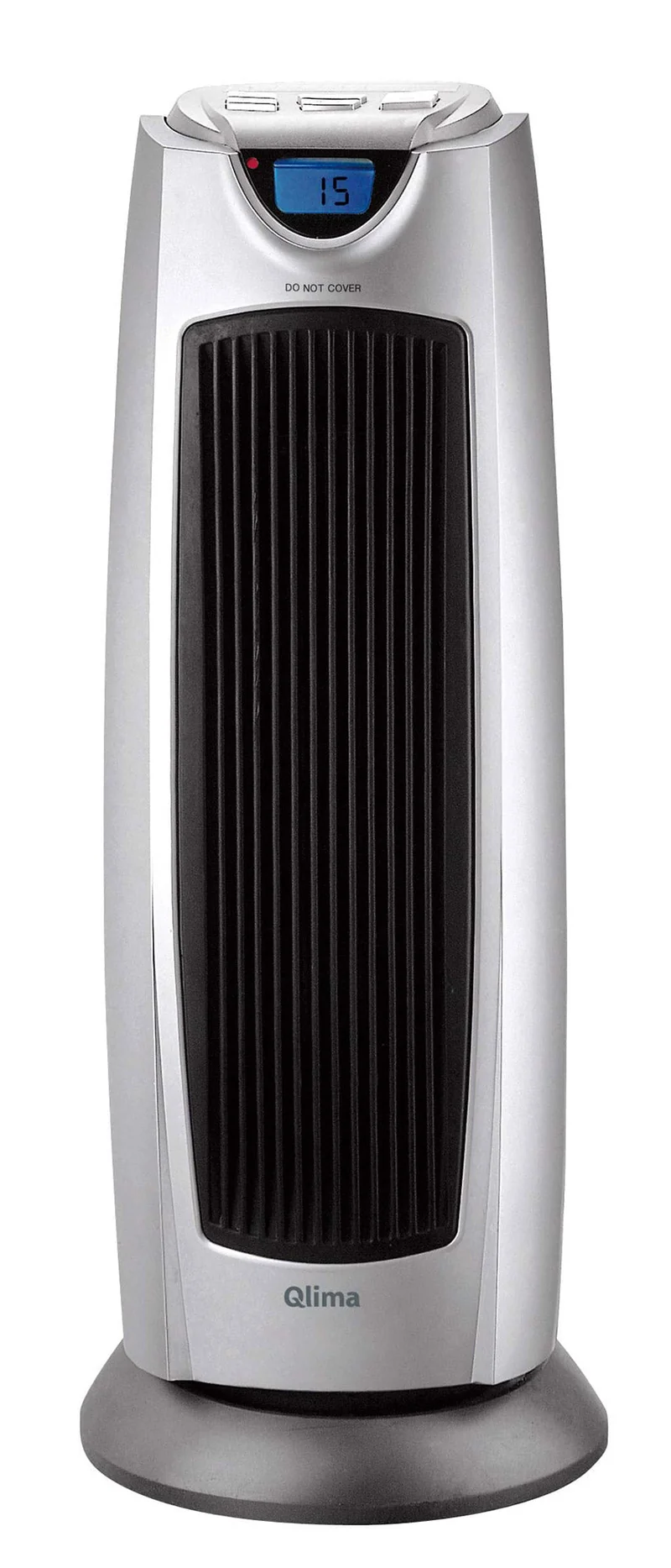 Stufa Elettrica Caldobagno a Colonna 2000W Qlima EFH2520 Silver