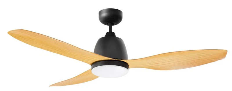 Ventilatore da Soffitto con 3 Pale e LED Ø120 cm 3 Velocità Martec Elite Legno