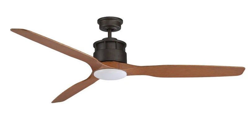 Ventilatore da Soffitto con 3 Pale e LED Ø152 cm 3 Velocità Martec Governor Legno