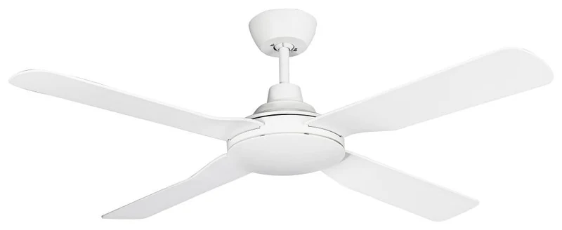 Ventilatore da Soffitto per Esterno con 4 Pale in Abs Ø140 cm 3 Velocità Martec Liberty Bianco