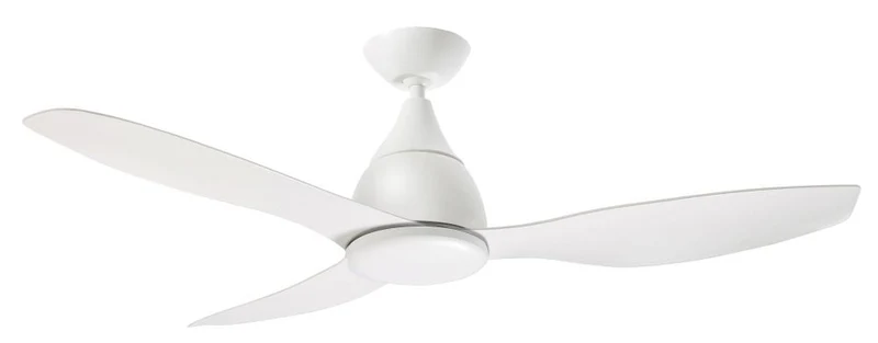Ventilatore da Soffitto con 3 Pale in Abs Ø130 cm 5 Velocità Martec Vantage Bianco