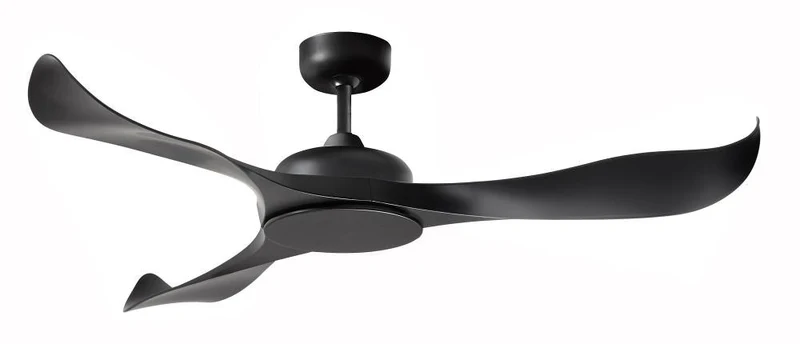 Ventilatore da Soffitto con 3 Pale in Abs Ø132 cm 5 Velocità Martec Scorpion Nero