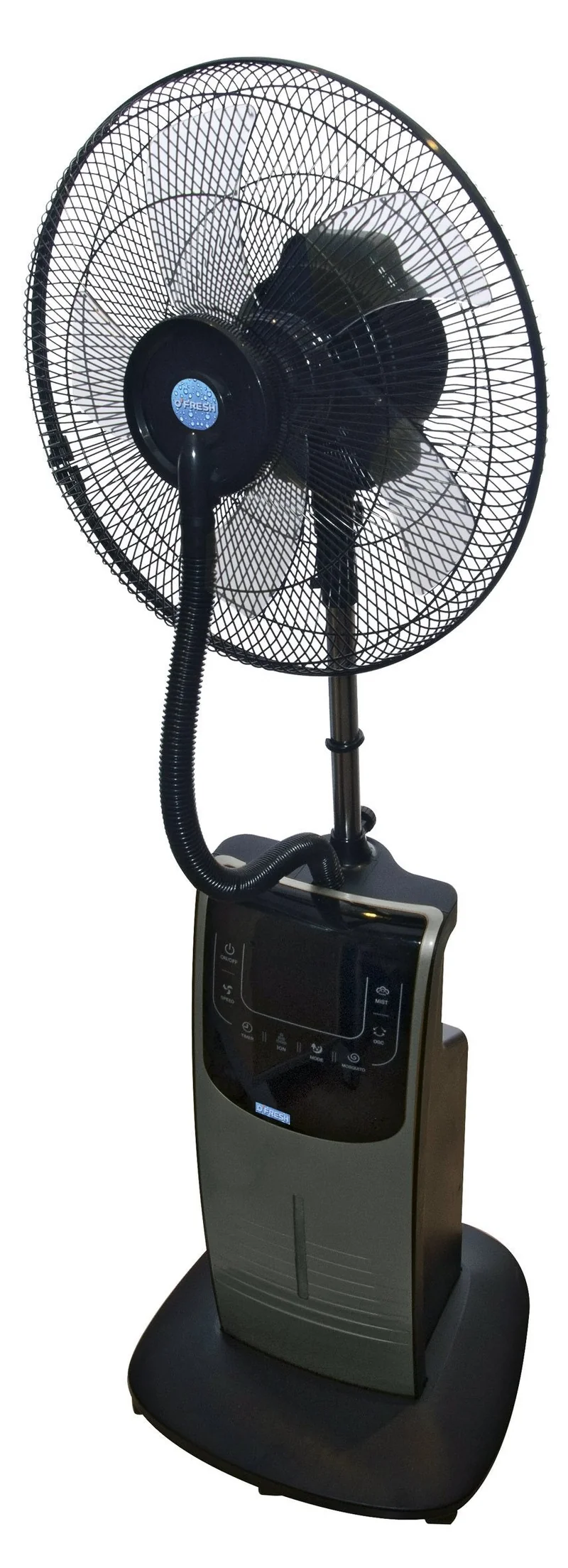 Ventilatore a Piantana da Interno con Nebulizzatore ad Acqua Jessen o Fresh Nero