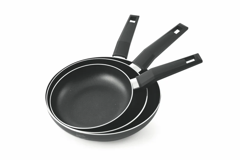 Set 3 Padelle 20-24-28cm Antiaderente Villa du0026#39;Este Home Tivoli Total Black
