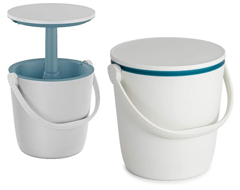 Secchiello Termico Porta Ghiaccio Ø38x37 cm in PVC Keter Go Bar Bianco