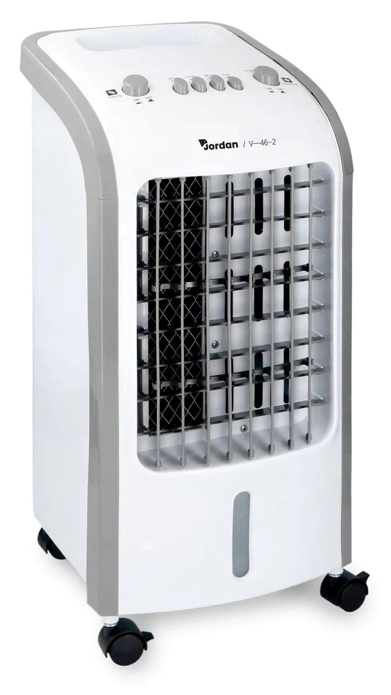 Raffrescatore Ventilatore Deumidificatore 6 Litri 70W Jordan Bianco