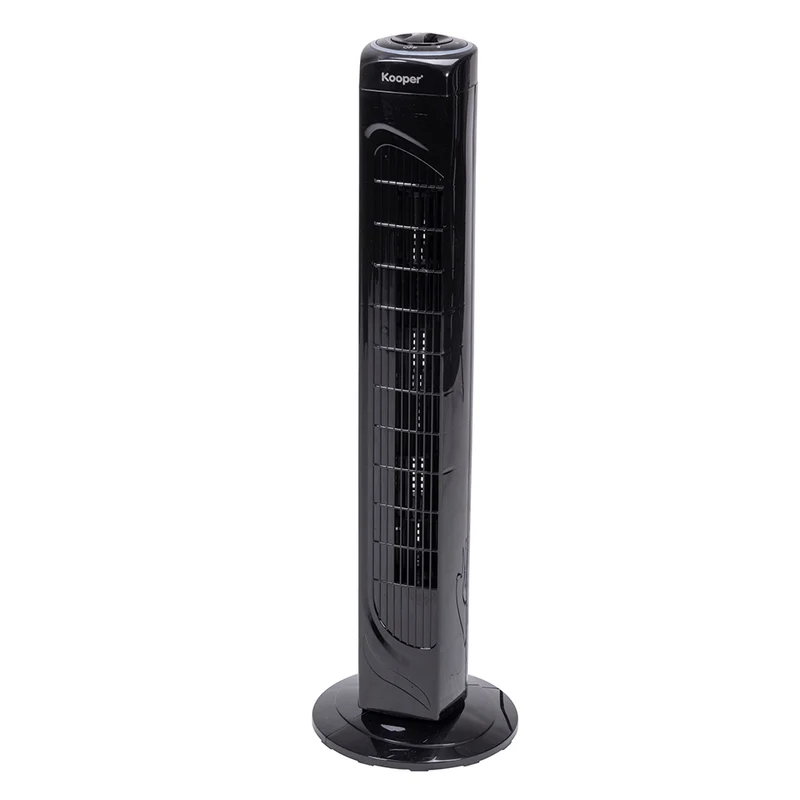 Ventilatore a Torre da Pavimento H81 cm 45W Kooper ArticFresh Nero