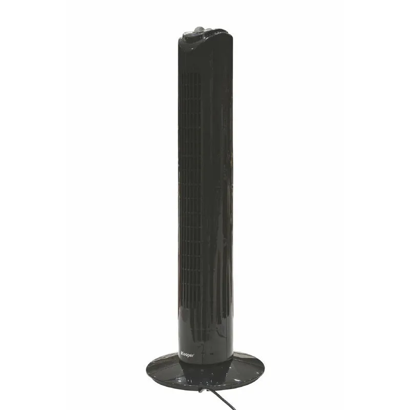 Ventilatore a Torre da Pavimento H81 cm 45W Kooper ArticFresh Nero