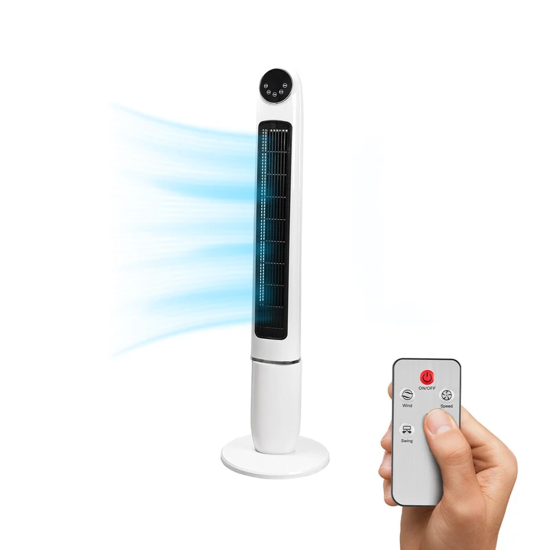 Ventilatore a Torre 120cm con Telecomando e Timer 50W Seth