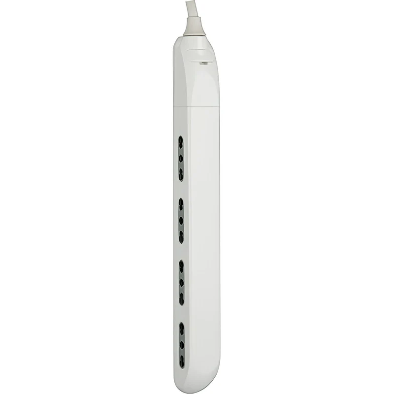 MULTIPRESA BIPASSO SLIM ELECTRALINE BIANCO POSTI 4 2P+T 16A N°XMMQ 3X1 MT 1,5