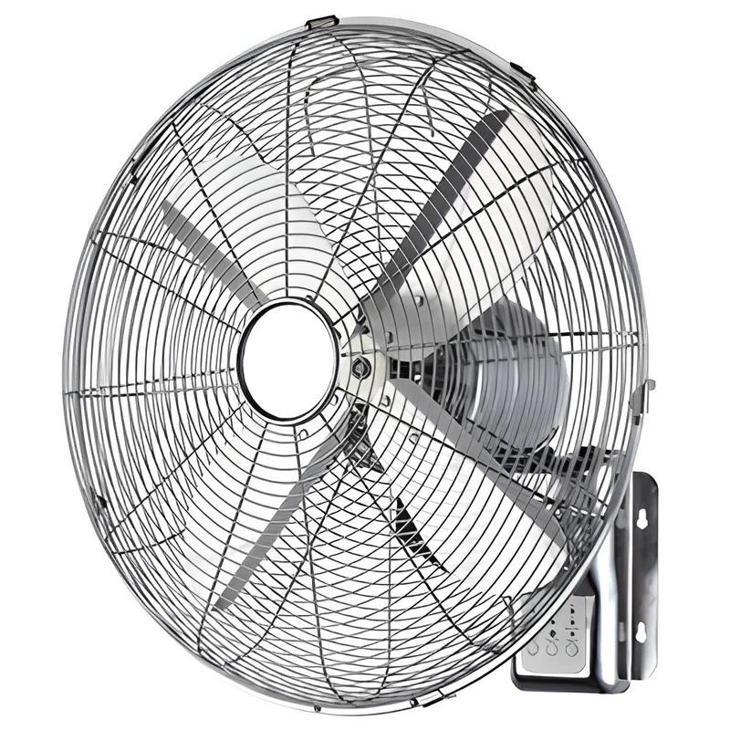VENTILATORE A PARETE 60W IN ACCIAIO 4 PALE