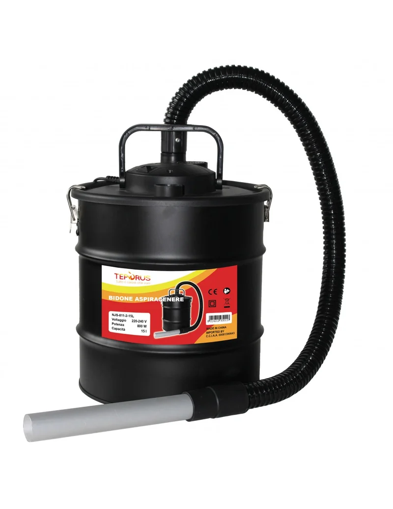 BIDONE ASPIRACENERE FUOCOVIVO 800W 15 L
