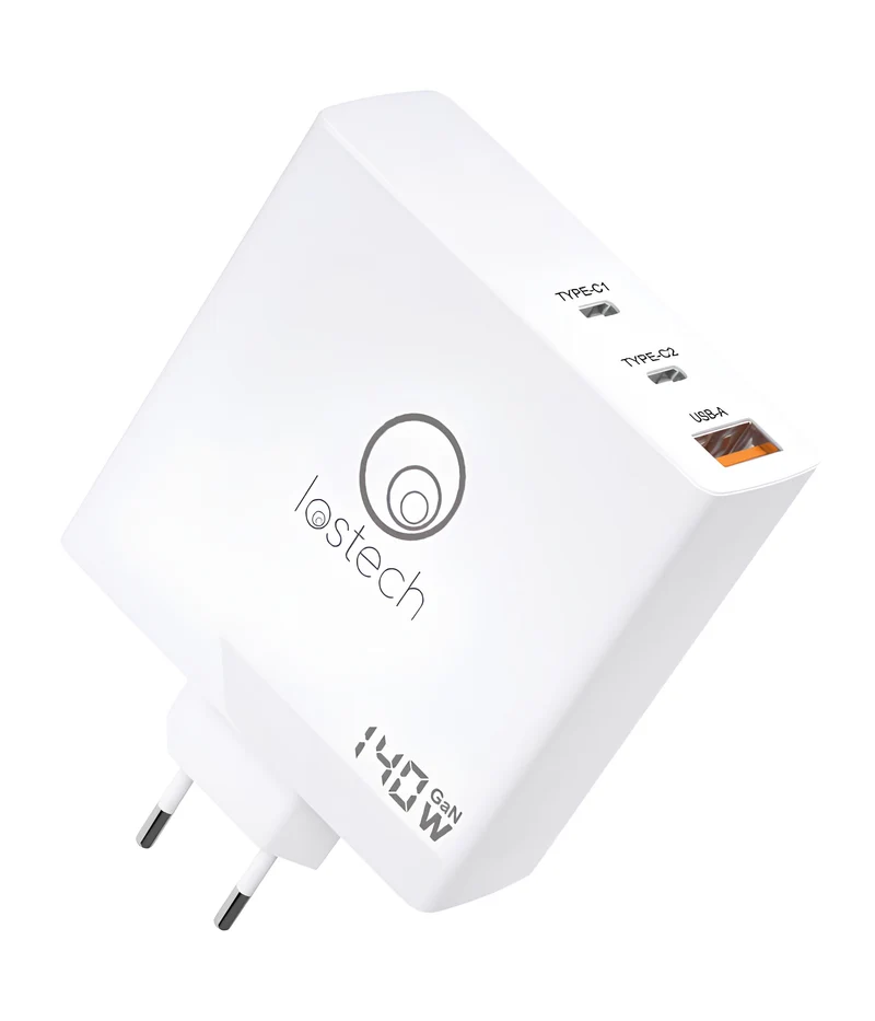 CARICATORE 140W ULTRARAPIDO 2 USB C/1 USB A