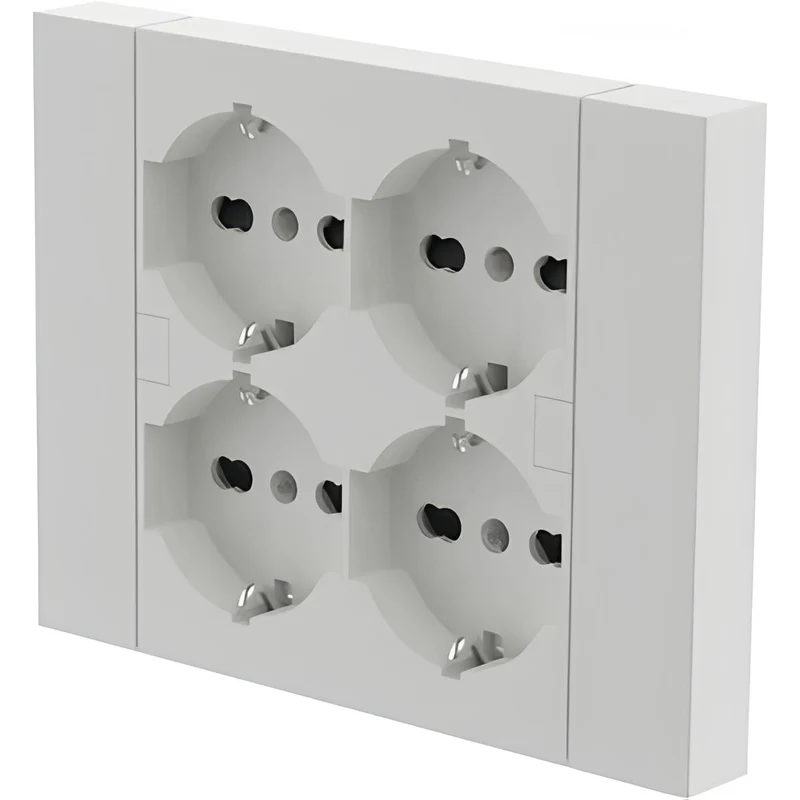 MULTIPRESA INCASSO QUADRA 4 PRESE BIP.SCH ( NO USB C )