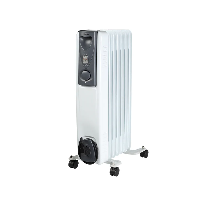 Radiatore A Olio 7 Elementi Bianco 1500w