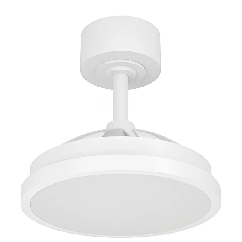 LAMPADARIO CON VENTILATORE LED 20W CCT PALE RETRAIBILE. 43/83CM