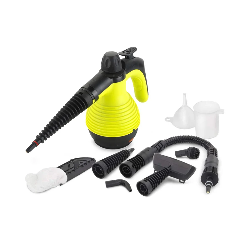 Pulitore a Vapore Portatile 1050W con Riscaldamento Rapido e Accessori Inclusi