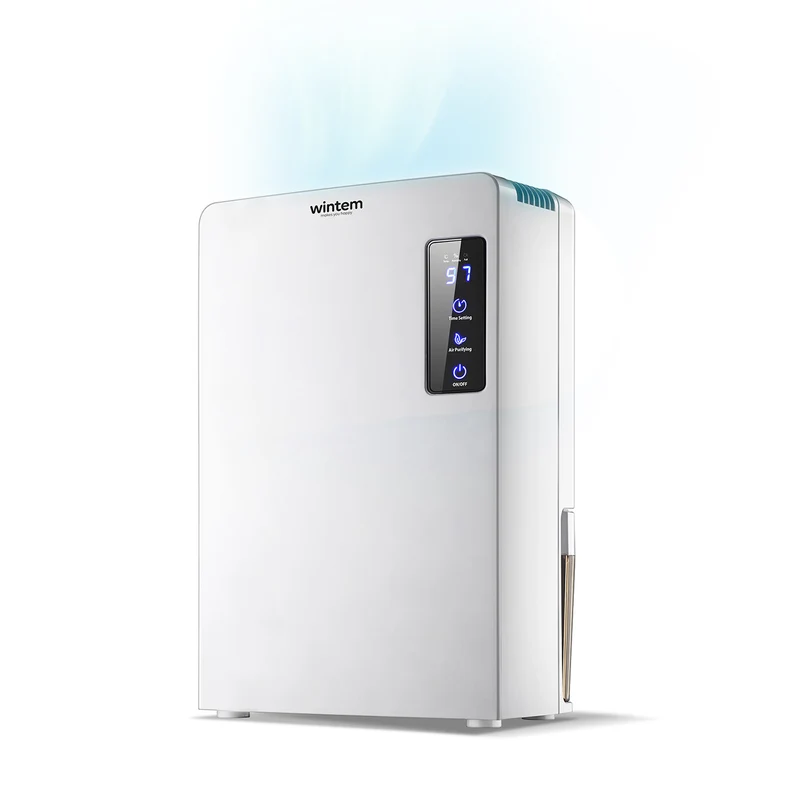 Deumidificatore Compatto Serbatoio 2,2L con Display LED Touch e Tecnologia Peltier