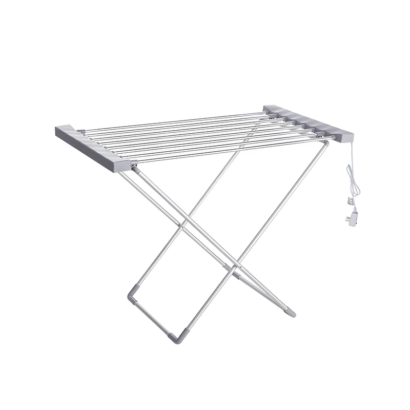 Stendibiancheria Riscaldato in Alluminio – 8 Barre e Design Pieghevole