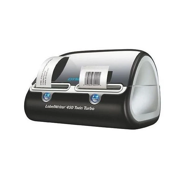 Dymo labelwriter 450 twin turbo stampante di etichette termica diretta | stampa veloce di 71 etichette al minuto di etichette, codici a barre e altro | connessione al computer | per casa e ufficio - S0838870