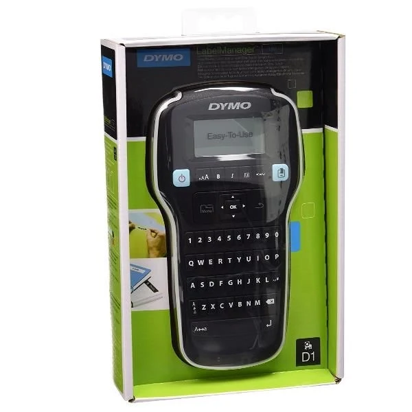 Dymo labelmanager 160 etichettatrice portatile | stampante per etichette a trasferimento termico | facile da usare con tastiera stile computer (qwerty) - 2174612