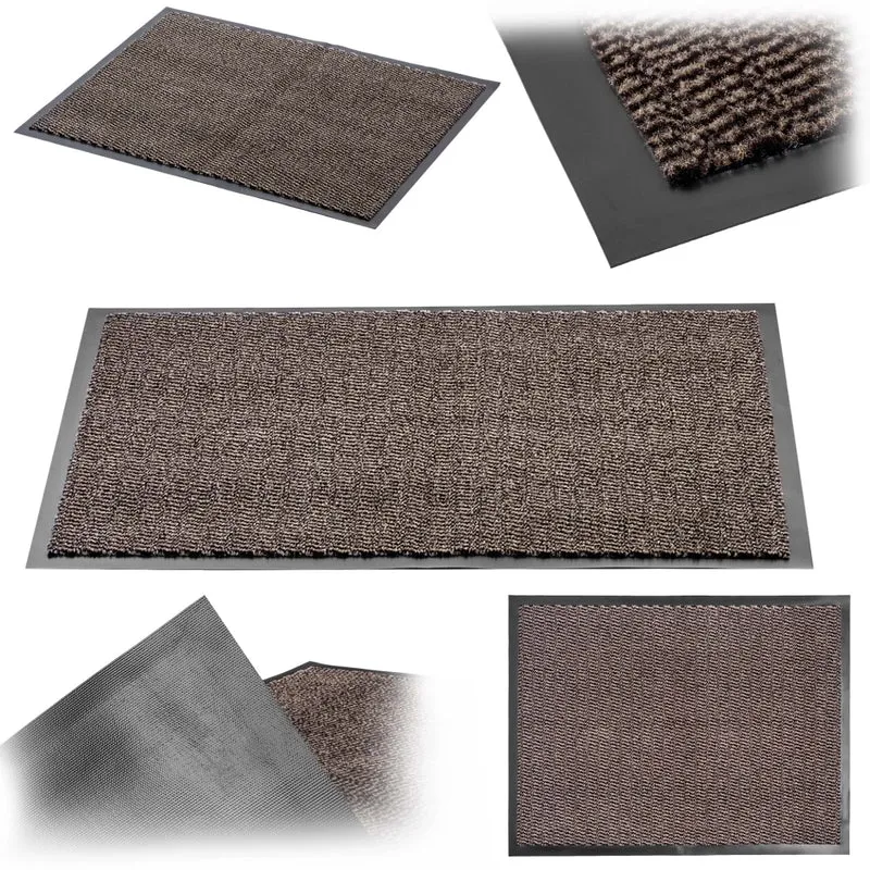 Zerbino KADAX per ingresso, tappetino per scarpe universale in gomma, 80x60 cm, assorbente
