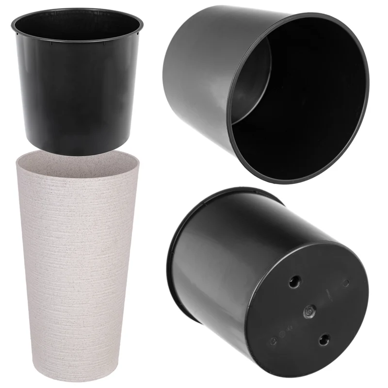 Inserti per vaso da fiori KADAX, inserti per vaso da fiori rotondi universali, 25 x 25 cm