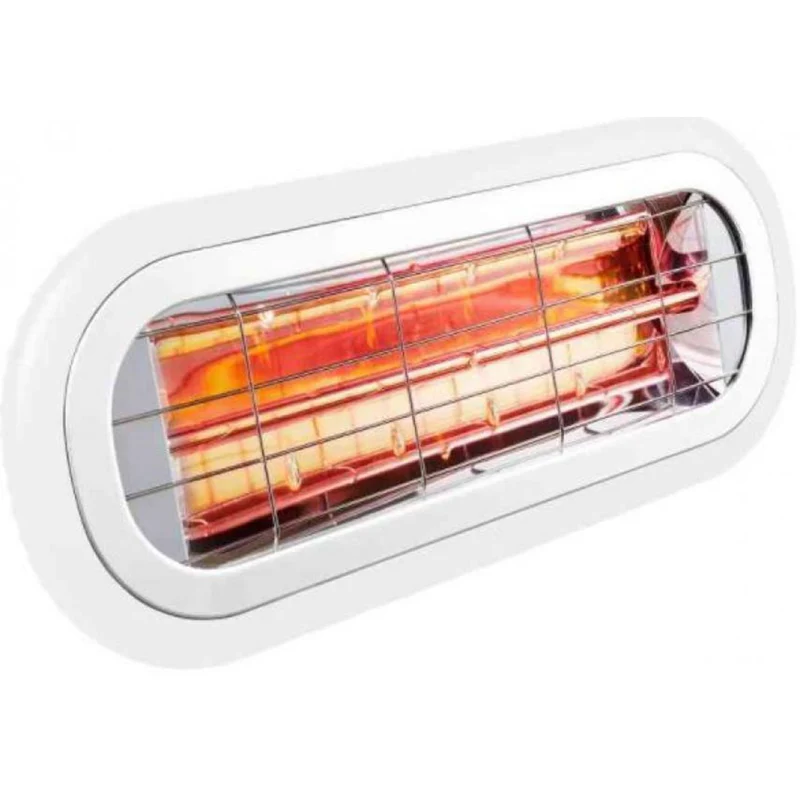 Lampada radiante "Sole Bianco" stufa da esterno per bar e ristoranti 1500 W