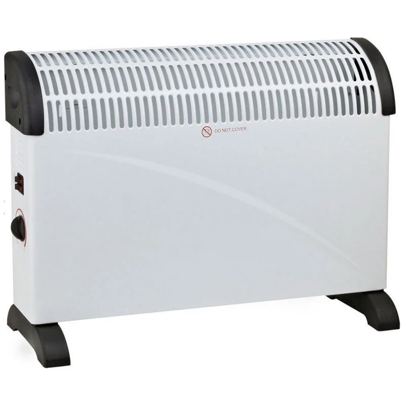 Termoconvettore elettrico per ambienti da pavimento con termostato da 2000 W scalda bagno