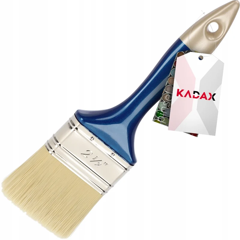 Pennello universale piatto dritto KADAX per pittura inglese, prodotto per la lucidatura, 65 mm