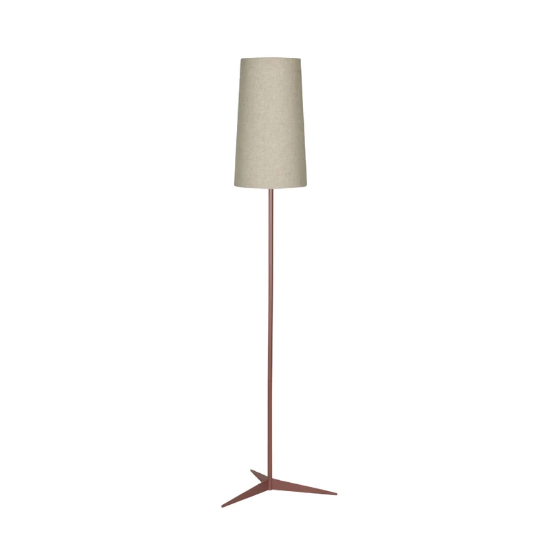 Piantana "Assan Sierra" in metallo e cotone h 166 cm