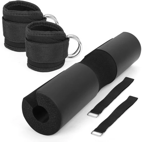 Sostegno per barbella - Cuscino per pinze - Supporto collo e spalle - 44 x 9 cm - Sollevamento pesi - Accessori fitness - Protezione
