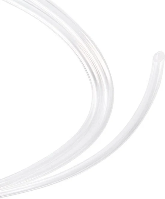 Slang PVC Flexibile - Olio Acqua Aria - Leggero - 2mm ID 4mm OD 2m Lunghezza - Plastica - Adatto per - Tubo di Vinyl Chiaramente Visibile - Bianco.