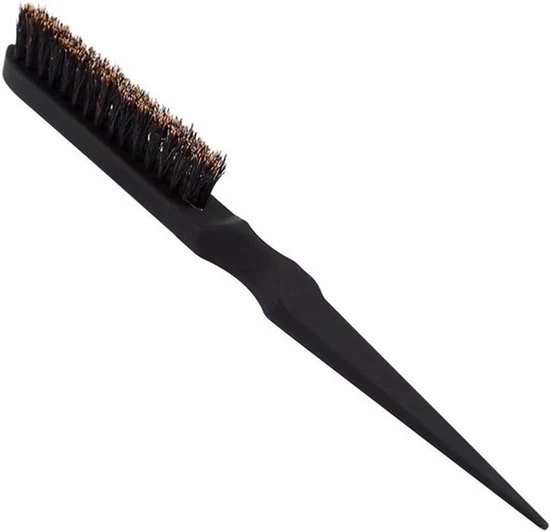 Spazzola per eliminare i peli - Spazzola a setole - Spazzola sottile per eliminare i peli - Pettine nero per capelli - Pettine per stile - Adatto per capelli spessi e animali domestici - Attrezzatura professionale per parrucchieri - Qualità salone