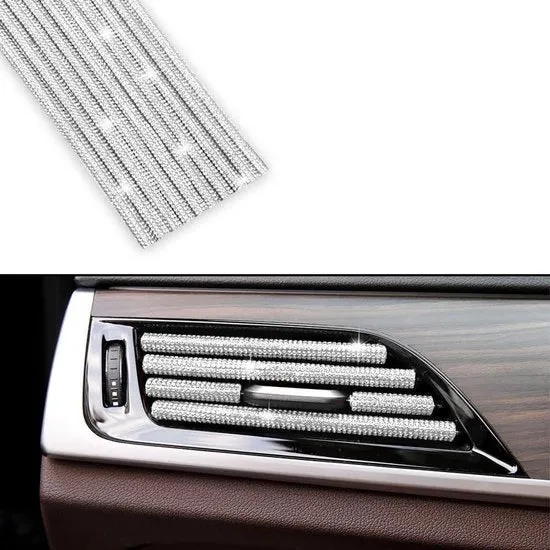Sistema di scarico per auto - Viti di scarico - Migliora la circolazione dell'aria - Nero - Decorazione - Adatto a tutti i modelli di auto - Nero metallo - 10 pezzi, facile da installare - Accessori di ventilazione per auto - Stile interno di auto.