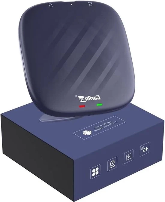 Box di CarPlay Android 13 8 GB + 128 GB con Snapdragon QCM 6125 - CarPlay/Auto a radiofrequenza - Google Play Store - Netflix YouTube online Carplay Dongle